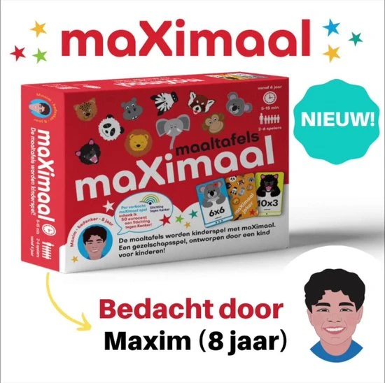 Maximal MaXimaal Maaltafels Keersommen - Educatief Speelgoed - Rekenen, Tafels En Delen Wordt Kinderspel 2 Maximal MaXimaal Maaltafels Keersommen - Educatief Speelgoed - Rekenen, Tafels En Delen Wordt Kinderspel - Afbeelding 2