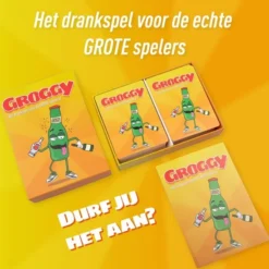 Groggy - Het Drankspel Voor De GROTE Spelers - 160 Unieke Kaarten - Do Or Drink - Nederlands -Spellen-voor-volwassenen Verkoop 550x549 14