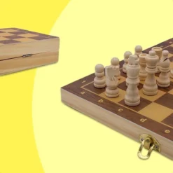 Sonnon Schaakset | Schaakbord | Schaakspel | Schaakset Met Schaakstukken | Hout | Gratis E-book -Spellen-voor-volwassenen Verkoop 550x550 118