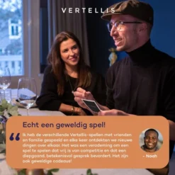 Vertellis Feestdagen Editie NL - Gesprekskaarten - Even Geen Mobiel Maar Aandacht Voor Elkaar, Gespreksstarters, Gezinsspellen, Vragenspel Met Kaarten -Spellen-voor-volwassenen Verkoop 550x550 144