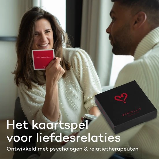 Vertellis Relatie Editie - Gespreksstarters - Relatiespel Voor Alle Liefdesrelaties, Ultiem Relatie Cadeau, Gesprekskaarten, Vragenspel Met Kaarten 5 Vertellis Relatie Editie - Gespreksstarters - Relatiespel Voor Alle Liefdesrelaties, Ultiem Relatie Cadeau, Gesprekskaarten, Vragenspel Met Kaarten - Afbeelding 5