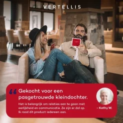Vertellis Relatie Editie - Gespreksstarters - Relatiespel Voor Alle Liefdesrelaties, Ultiem Relatie Cadeau, Gesprekskaarten, Vragenspel Met Kaarten 25 Vertellis Relatie Editie - Gespreksstarters - Relatiespel Voor Alle Liefdesrelaties, Ultiem Relatie Cadeau, Gesprekskaarten, Vragenspel Met Kaarten -Spellen-voor-volwassenen Verkoop 550x550 164