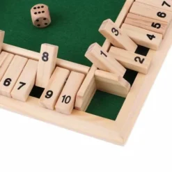 Allernieuwste Shut The Box - Dobbelspel - 1 - 4 Spelers - Houten Bordspel - Drankspel - Denkspel - Gezelschapsspel Voor Volwassenen En Kinderen -Spellen-voor-volwassenen Verkoop 550x550 225