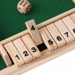 Allernieuwste Shut The Box - Dobbelspel - 1 - 4 Spelers - Houten Bordspel - Drankspel - Denkspel - Gezelschapsspel Voor Volwassenen En Kinderen -Spellen-voor-volwassenen Verkoop 550x550 227
