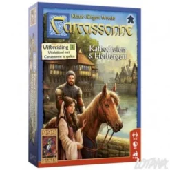999 Games Carcassonne: Kathedralen & Herbergen Uitbreiding Bordspel -Spellen-voor-volwassenen Verkoop 550x550 235