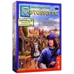 999 Games Carcassonne: Graaf, Koning En Consorten Uitbreiding Bordspel -Spellen-voor-volwassenen Verkoop 550x550 442