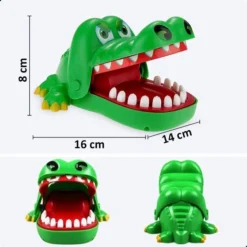 AWEMOZ Krokodil Met Kiespijn - Bijtende Krokodil Spel - 12 Plastic Shotglaasjes + Unieke Dobbelsteen - Drankspel - Drinking Game - Drank Spelletjes -Spellen-voor-volwassenen Verkoop 550x550 451