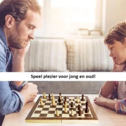 Merkloos Luxe Schaakbord Met Schaakstukken - Schaakset - Schaakspel - Magnetisch - Opklapbaar - 29 X 29 Cm 12 Merkloos Luxe Schaakbord Met Schaakstukken - Schaakset - Schaakspel - Magnetisch - Opklapbaar - 29 X 29 Cm -Spellen-voor-volwassenen Verkoop 550x550 523