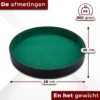 HOT Games Yathzee + Dobbelsteenbak - Incl. Yathzee Scoreblok, Beker En Pokerpiste / Dobbelstenenset - Dobbelbak - Dobbelspellen - Dice Tray - Cadeau Tip !!