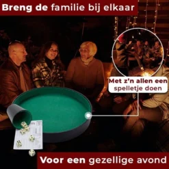 HOT Games Yathzee + Dobbelsteenbak - Incl. Yathzee Scoreblok, Beker En Pokerpiste / Dobbelstenenset - Dobbelbak - Dobbelspellen - Dice Tray - Cadeau Tip !! -Spellen-voor-volwassenen Verkoop 550x550 543