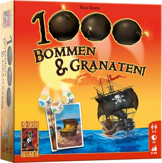999 Games 1000 Bommen & Granaten! Dobbelspel 14 999 Games 1000 Bommen & Granaten! Dobbelspel - Afbeelding 14