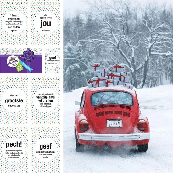 Hilares - Hilarisch Cadeau Spel - Pakjesspel - Sinterklaasspel - Nederlandstalig 8 Hilares - Hilarisch Cadeau Spel - Pakjesspel - Sinterklaasspel - Nederlandstalig - Afbeelding 8