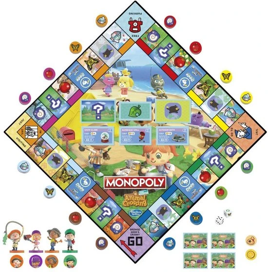 Monopoly Animal Crossing - Engelstalig Bordspel 4 Monopoly Animal Crossing - Engelstalig Bordspel - Afbeelding 4