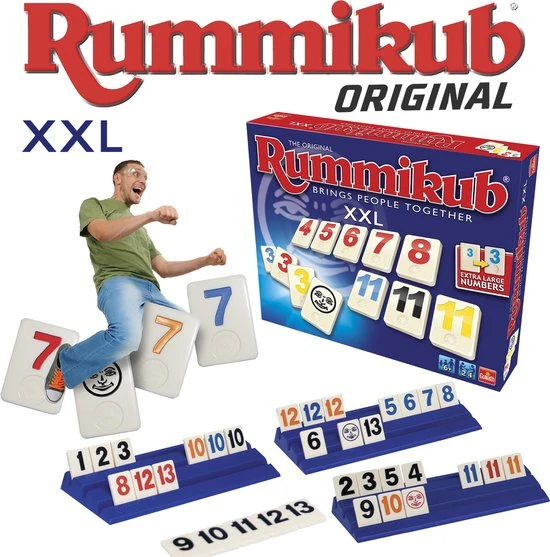 Goliath Rummikub The Original XXL - Bordspel - Gezelschapsspel 3 Goliath Rummikub The Original XXL - Bordspel - Gezelschapsspel - Afbeelding 3