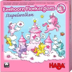 Haba - Haba Stapelspel Eenhoorn Flonkerglans Stapelwolken 15 Haba - Haba Stapelspel Eenhoorn Flonkerglans Stapelwolken -Spellen-voor-volwassenen Verkoop 550x561 2
