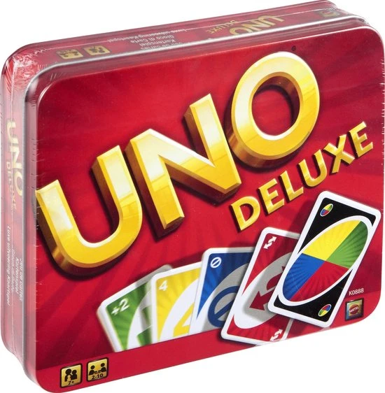 UNO Deluxe - Mattel Games - Kaartspel 11 UNO Deluxe - Mattel Games - Kaartspel - Afbeelding 11