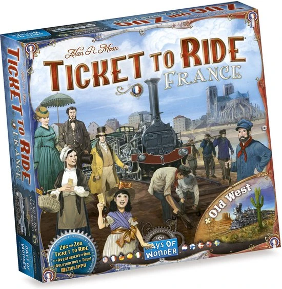 Days Of Wonder Ticket To Ride France & Old West - Uitbreiding - Bordspel 1 Days Of Wonder Ticket To Ride France & Old West - Uitbreiding - Bordspel