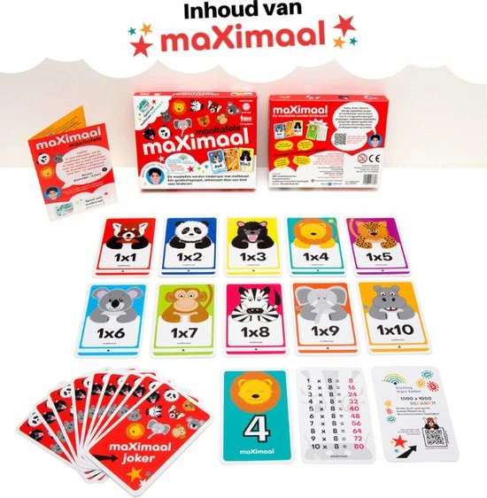 Maximal MaXimaal Maaltafels Keersommen - Educatief Speelgoed - Rekenen, Tafels En Delen Wordt Kinderspel 6 Maximal MaXimaal Maaltafels Keersommen - Educatief Speelgoed - Rekenen, Tafels En Delen Wordt Kinderspel - Afbeelding 6