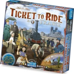 Days Of Wonder Ticket To Ride France & Old West - Uitbreiding - Bordspel 16 Days Of Wonder Ticket To Ride France & Old West - Uitbreiding - Bordspel -Spellen-voor-volwassenen Verkoop 550x563 4