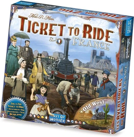 Days Of Wonder Ticket To Ride France & Old West - Uitbreiding - Bordspel 7 Days Of Wonder Ticket To Ride France & Old West - Uitbreiding - Bordspel - Afbeelding 7