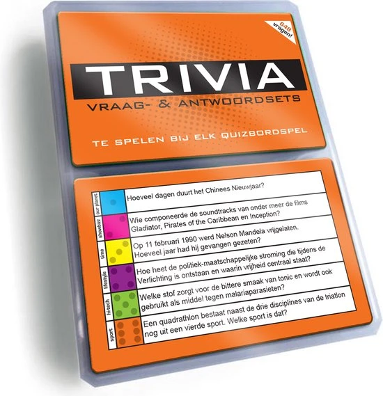 Playtime Trivia Vragen Aanvulset, Vraag En Antwoord - Versie Oranje (nieuwe Vragen 2022) 4 Playtime Trivia Vragen Aanvulset, Vraag En Antwoord - Versie Oranje (nieuwe Vragen 2022) - Afbeelding 4