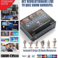 Outsmarted Standaard - Interactief - Pubquiz - Triviant - Bordspel + App -Spellen-voor-volwassenen Verkoop 550x573 9