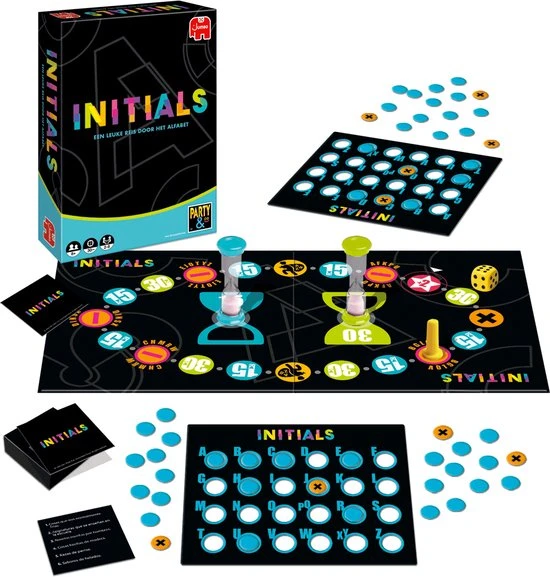 Jumbo Party & Co Initials - Partyspel - Bordspel 4 Jumbo Party & Co Initials - Partyspel - Bordspel - Afbeelding 4