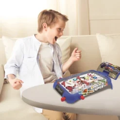 LEXIBOOK Mario Kart Lexibook Nintendo Mario Kart Tafel Elektronische Flipperkast, Actie- En Reflexspel Voor Kinderen En Gezinnen, LCD-scherm, Licht- En Geluidseffecten, Blauw/Rood, JG610NI -Spellen-voor-volwassenen Verkoop 550x578 32