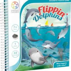 SmartGames - Flippin' Dolphins - Magnetische Breinbreker - 48 Onderwateravonturen