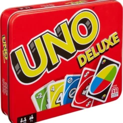 UNO Deluxe - Mattel Games - Kaartspel 26 UNO Deluxe - Mattel Games - Kaartspel -Spellen-voor-volwassenen Verkoop 550x582 18