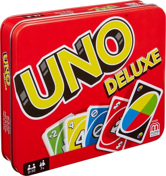 UNO Deluxe - Mattel Games - Kaartspel 13 UNO Deluxe - Mattel Games - Kaartspel - Afbeelding 13