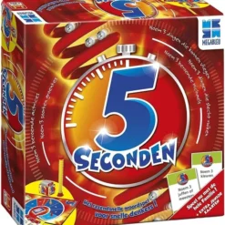 Megableu 5 Seconden - Bordspellen - Gezelschapsspel Voor Familie - Inclusief Junior Kaartspel