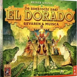 999 Games De Zoektocht Naar El Dorado: Gevaren & Muisca Uitbreiding 2 Bordspel