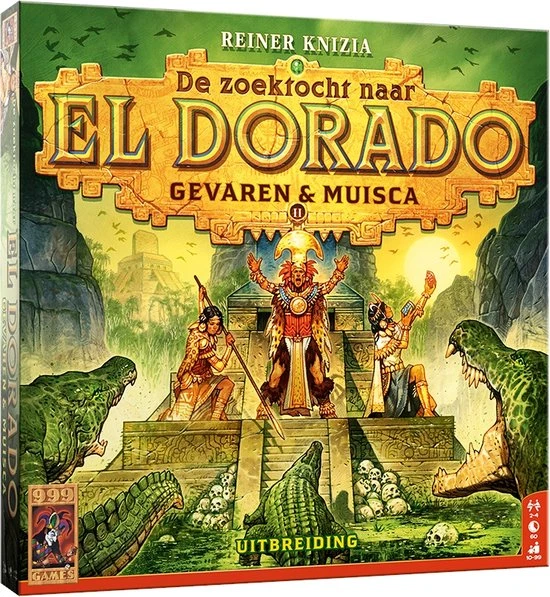 999 Games De Zoektocht Naar El Dorado: Gevaren & Muisca Uitbreiding 2 Bordspel 1 999 Games De Zoektocht Naar El Dorado: Gevaren & Muisca Uitbreiding 2 Bordspel