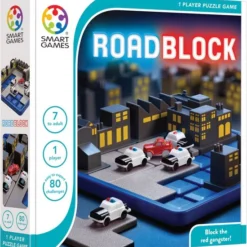 SmartGames - RoadBlock - Denkspel Met 80 Opdrachten