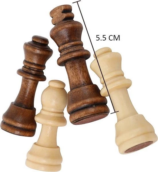 Merkloos Luxe Schaakbord Met Schaakstukken - Schaakset - Schaakspel - Magnetisch - Opklapbaar - 29 X 29 Cm 8 Merkloos Luxe Schaakbord Met Schaakstukken - Schaakset - Schaakspel - Magnetisch - Opklapbaar - 29 X 29 Cm - Afbeelding 8