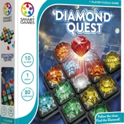 SmartGames - Diamond Quest - Logica - 80 Uitdagingen