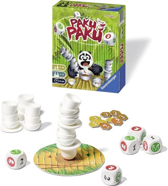 Ravensburger Paku Paku - Dobbelspel 2 Ravensburger Paku Paku - Dobbelspel - Afbeelding 2