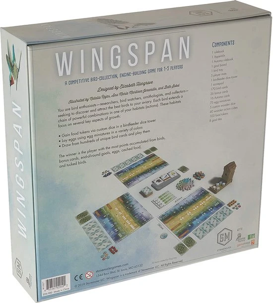 Stonemaier Games Wingspan - Engelstalig Bordspel 5 Stonemaier Games Wingspan - Engelstalig Bordspel - Afbeelding 5