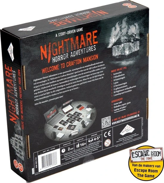 Identity Games Nightmare Horror Adventures - Van De Makers Van Escape Room The Game 3 Identity Games Nightmare Horror Adventures - Van De Makers Van Escape Room The Game - Afbeelding 3