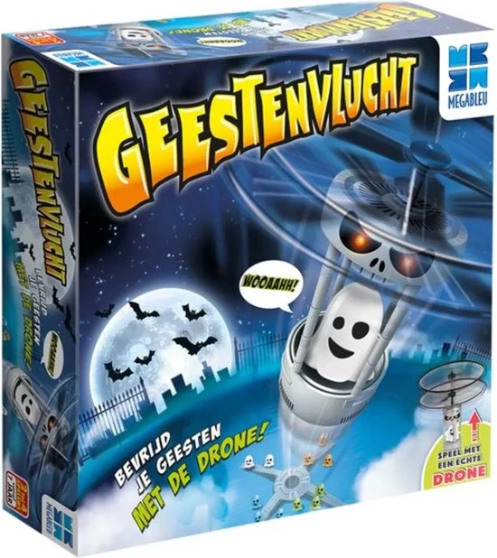 Megableu Geestenvlucht - Gezelschapspel - Spelletjes Voor Kinderen - Inclusief Chte Drone 10 Megableu Geestenvlucht - Gezelschapspel - Spelletjes Voor Kinderen - Inclusief Chte Drone - Afbeelding 10