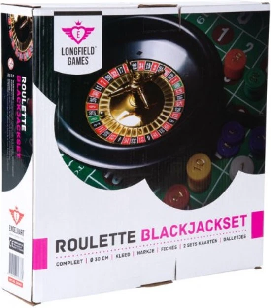 Engelhart Roulette En Blackjack Set - 30cm 7 Engelhart Roulette En Blackjack Set - 30cm - Afbeelding 7