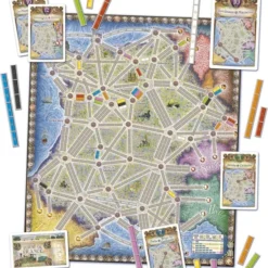 Days Of Wonder Ticket To Ride France & Old West - Uitbreiding - Bordspel 17 Days Of Wonder Ticket To Ride France & Old West - Uitbreiding - Bordspel -Spellen-voor-volwassenen Verkoop 550x643 3