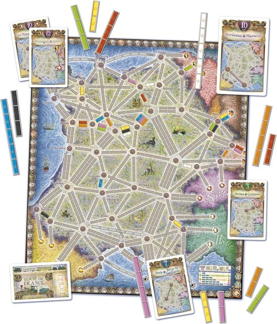 Days Of Wonder Ticket To Ride France & Old West - Uitbreiding - Bordspel 8 Days Of Wonder Ticket To Ride France & Old West - Uitbreiding - Bordspel - Afbeelding 8