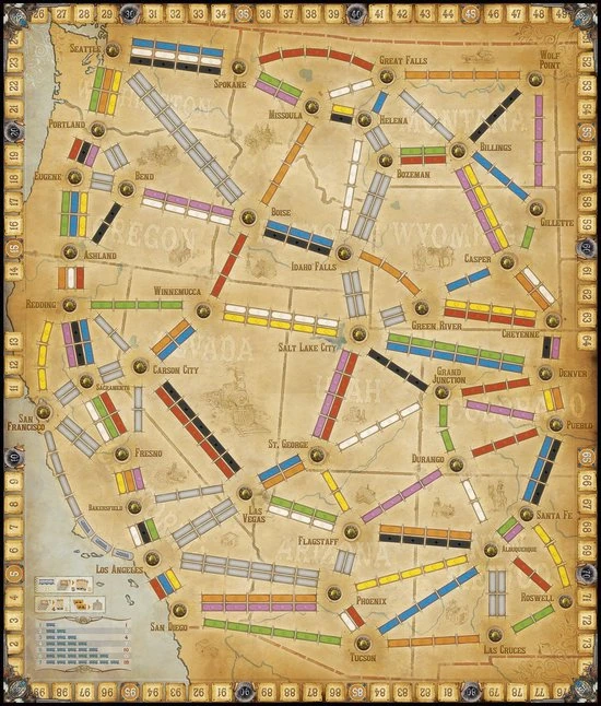 Days Of Wonder Ticket To Ride France & Old West - Uitbreiding - Bordspel 6 Days Of Wonder Ticket To Ride France & Old West - Uitbreiding - Bordspel - Afbeelding 6