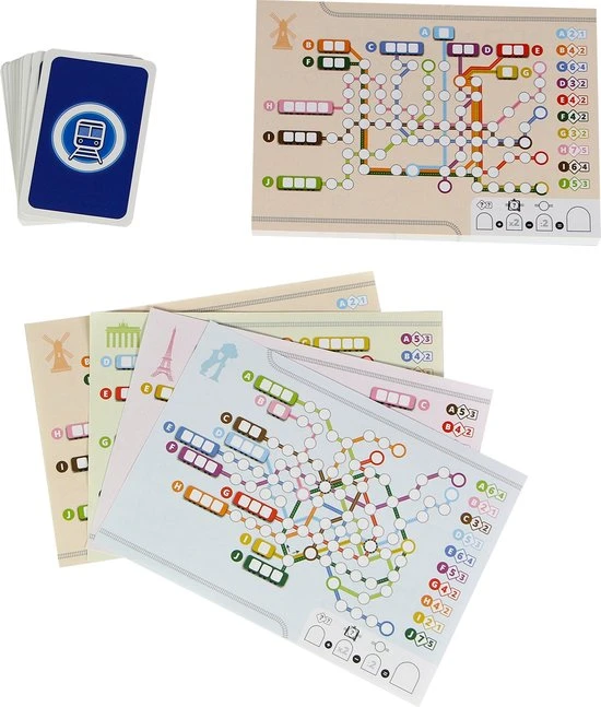 999 Games Metrolijn Kaartspel 6 999 Games Metrolijn Kaartspel - Afbeelding 6