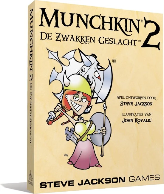 Steve Jackson Games Munchkin 2 De Zwakken Geslacht - Uitbreiding - Kaartspel 1 Steve Jackson Games Munchkin 2 De Zwakken Geslacht - Uitbreiding - Kaartspel