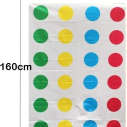 Merkloos Twister Spel - Behendigheidsspel - Kinderen En Volwassenen - 2-4 Personen - Reiseditie - Familiespel -Spellen-voor-volwassenen Verkoop 550x665 4