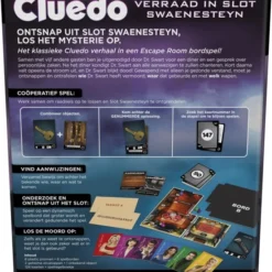 Hasbro Gaming Cluedo Escape: Verraad In Slot Swaenesteyn - Bordspel -Spellen-voor-volwassenen Verkoop 550x679