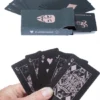 Merkloos Speelkaarten, Waterdicht, Flexibel, Pokerkaarten, Playing Cards, Zwart